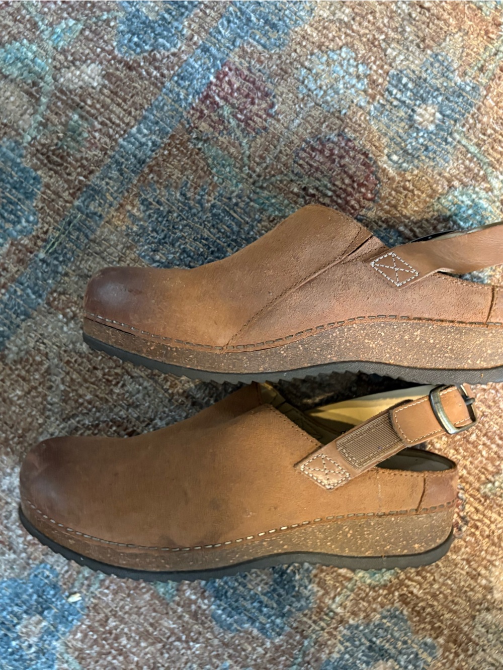 Dansko Brown Leather Slingback Clog 38